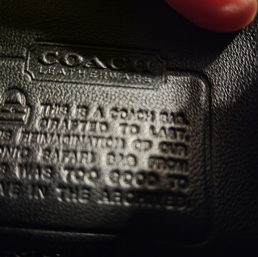 COACH Safari Mini Tote Limited Re-Edition CW643 Black - Picture 6 of 10